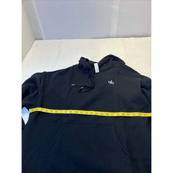 Alo Yoga Accolade Hoodie Pullover Men SZ L Black New w/Tags - Picture 6 of 10